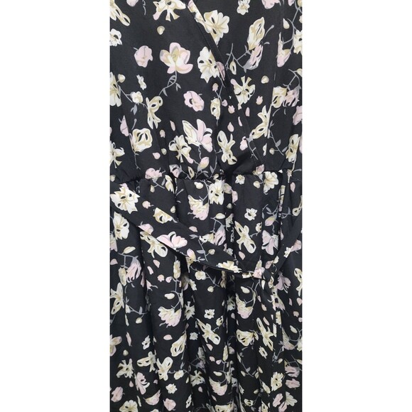 Nemidor Womens Casual Plus Size Summer Boho Swing Wrap Dress Floral Print Sz 32 - Picture 5 of 7